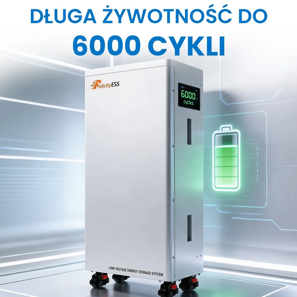 Magazyn Energii Akumulator LiFePO4 15kWh 51.2V FLA48280-EU OFF GRID