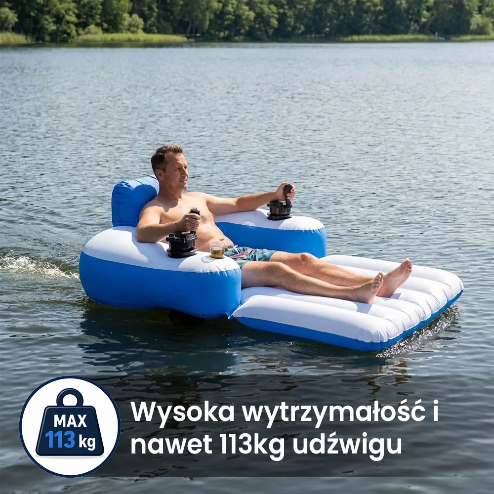 Leżak basenowy z napędem Splash Runner 360°