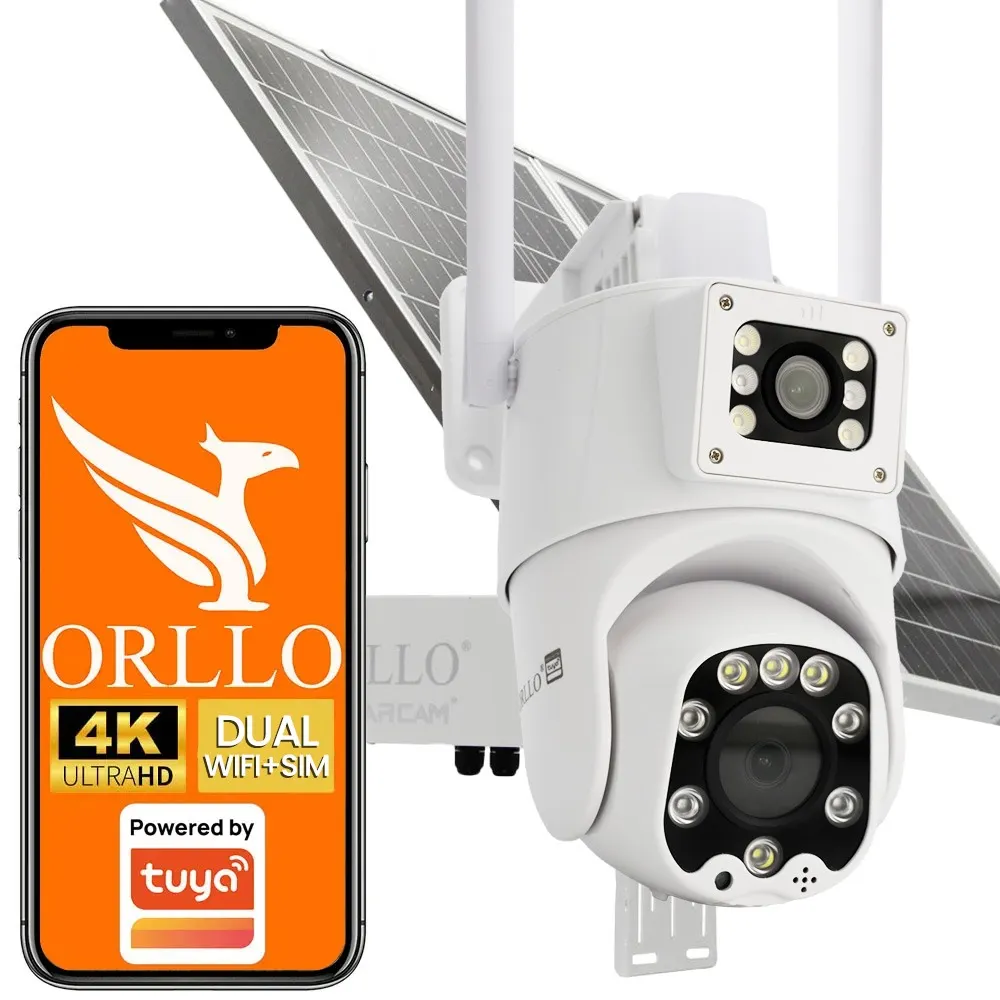 kamera solarna wifi sim ip 4k zewnętrzna obrotowa polska aplikacja sklep monitoring orllo.pl