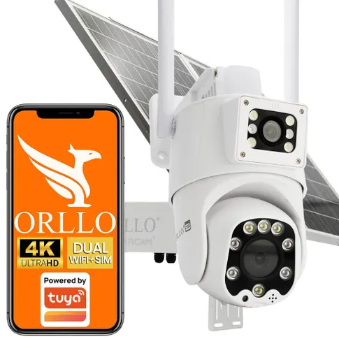 kamera solarna wifi sim ip 4k zewnętrzna obrotowa polska aplikacja sklep monitoring orllo.pl