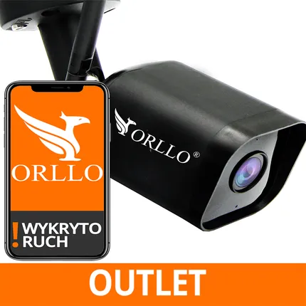 Kamera Zewnętrzna Bezprzewodowa IP WiFi FULL HD ORLLO E4 OUTLET IDEALNY