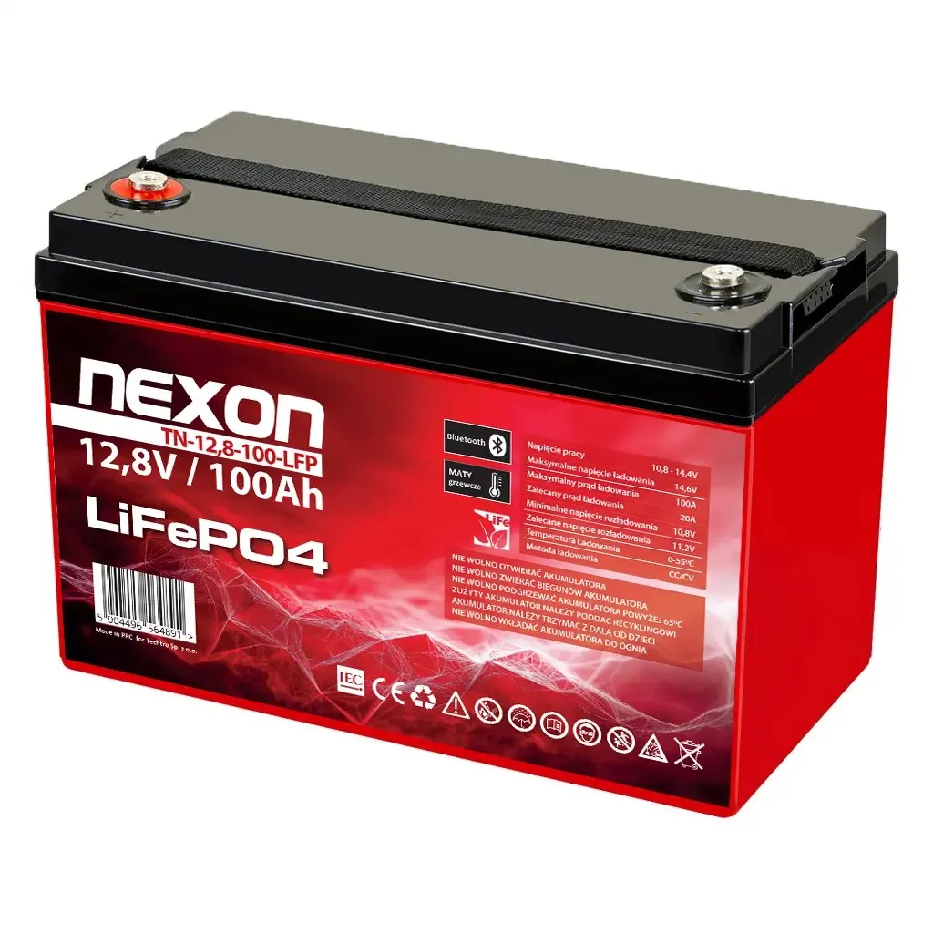 Akumulator NEXON LiFePO4 12,8 V 100 Ah — fotografia produktu