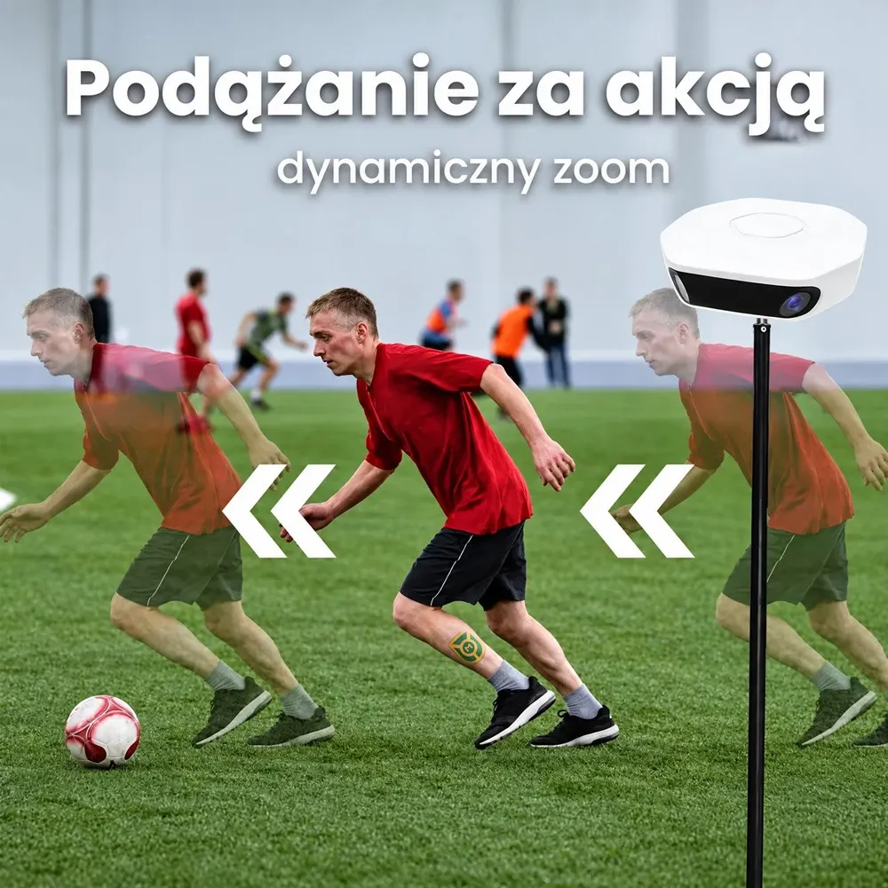 Inteligentna Kamera 4K z AI do Nagrywania Transmisji Meczów Panoramiczna ORLLO FOOTBALLCAM