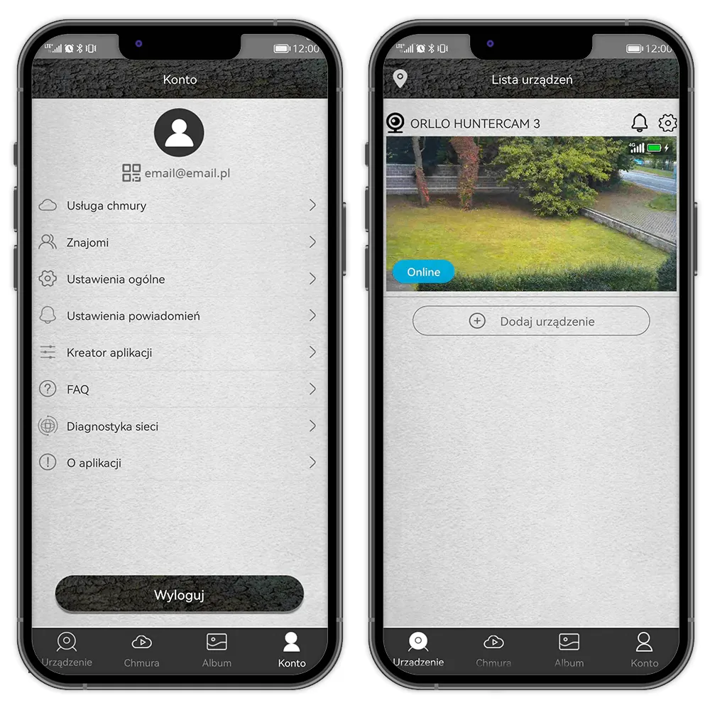 Fotopułapka GSM Kamera Leśna ORLLO HUNTERCAM 3 + GRATIS chmura