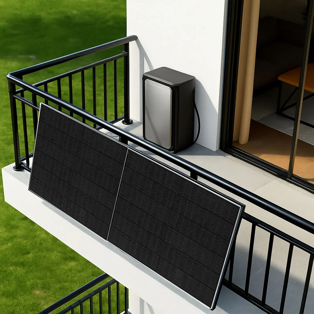 Fotowoltaika Balkonowa Zestaw Fotowoltaiczny na Balkon Magazyn Energii Mikroinwerter 3w1 ECOFLOW