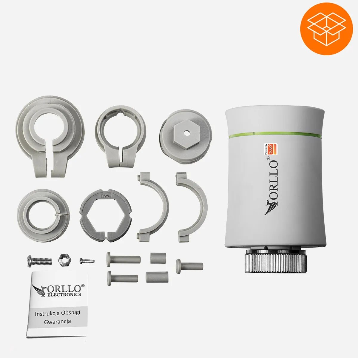 Termostat Głowica Termostatyczna WiFi Zigbee ORLLO TUYA