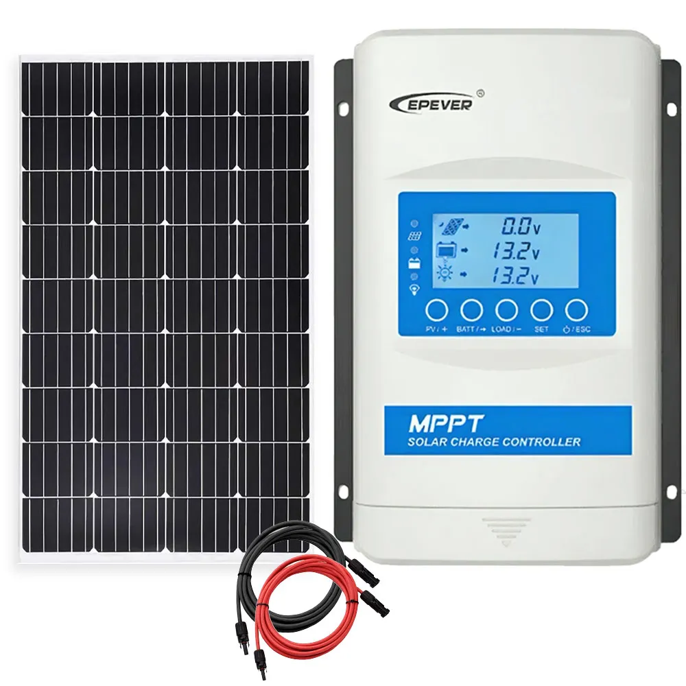 Off Grid Zestaw Fotowoltaiczny na Działkę ROD Regulator MPPT Epever Panel Fotowoltaiczny