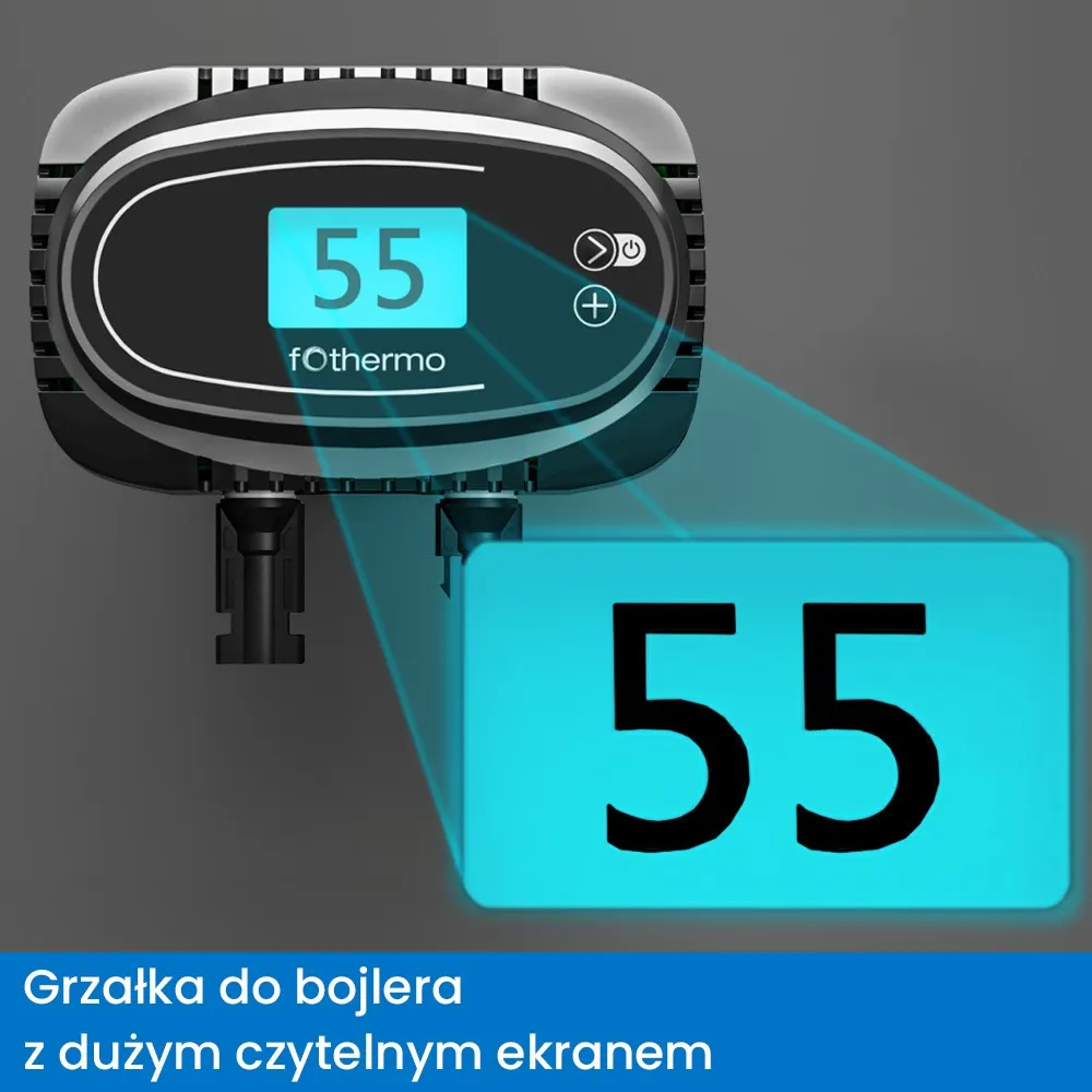 Zestaw Solarny do Grzania Wody w Bojlerze Grzałka 1000W do Bojlera Panele Solarne OFF GRID