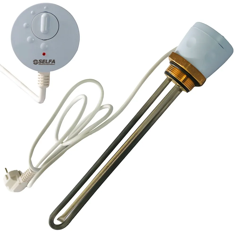 Grzałka do Bojlera 1500W z Termostatem SELFA GJTi 230V 5/4” Incoloy