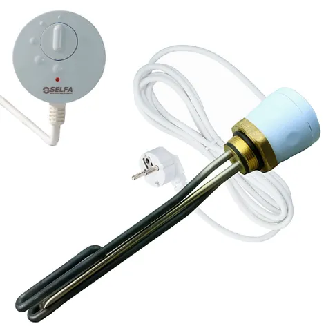 Grzałka do Bojlera 2000W z Termostatem SELFA GJTi 230V 5/4” Incoloy