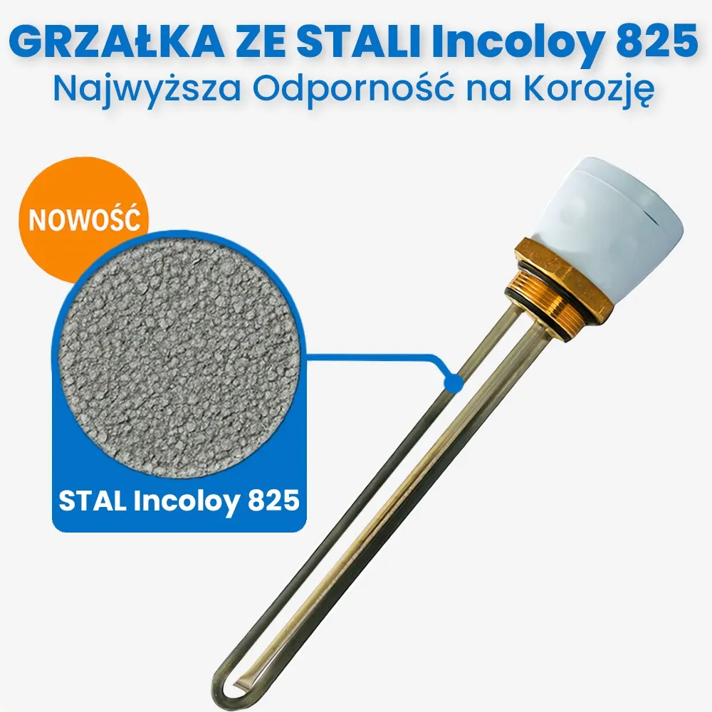 Grzałka do Bojlera 1500W z Termostatem SELFA GJTi 230V 6/4” Incoloy