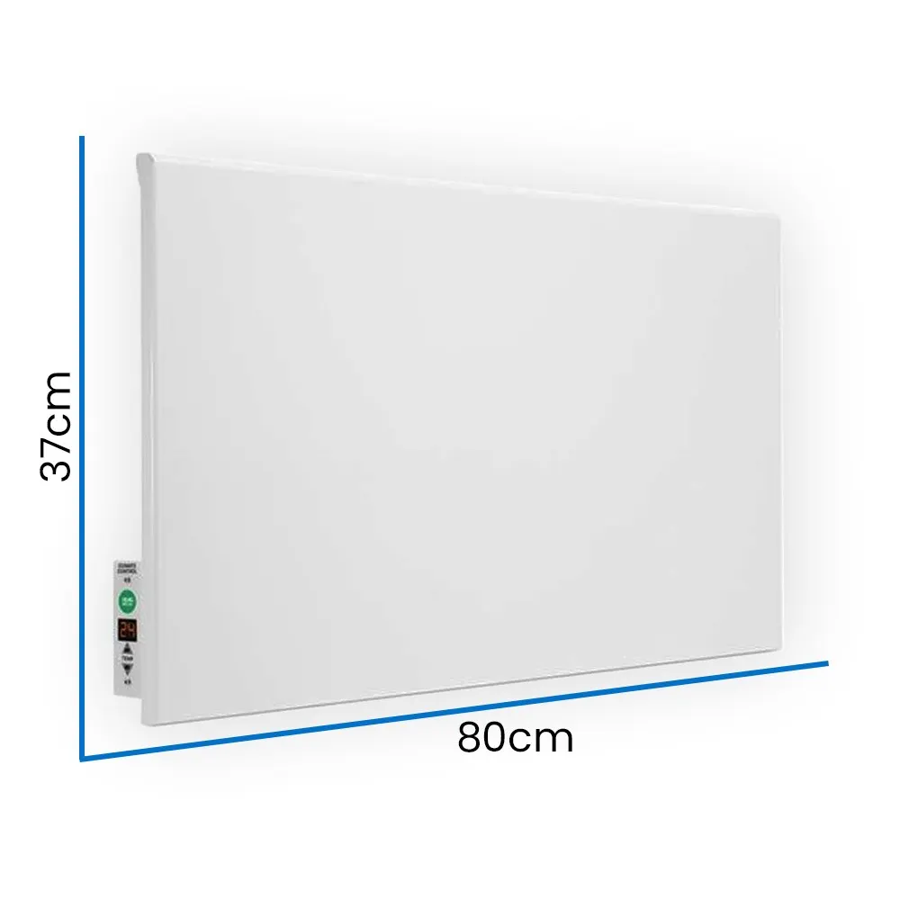 Grzejnik Elektryczny na Podczerwień Panel Grzewczy Ścienny Energooszczędny Termostat HD-WAVE STEEL 400W