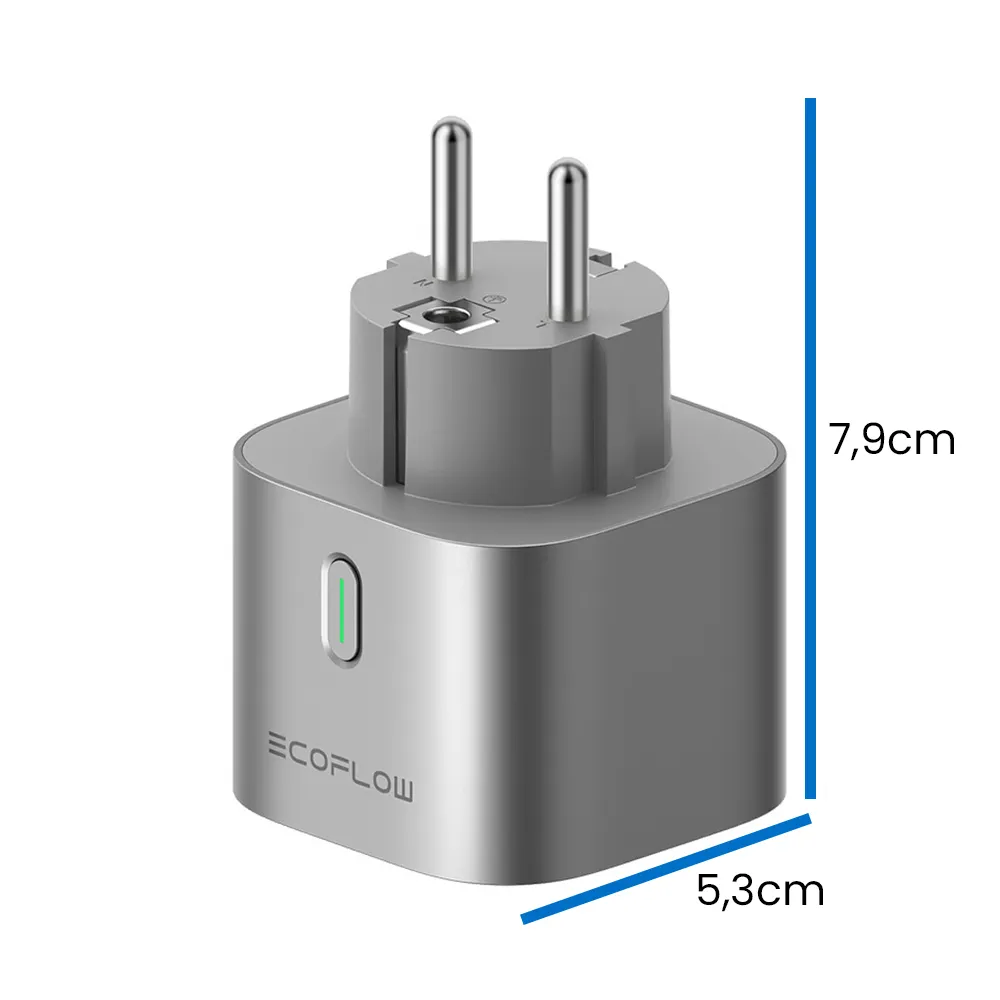 Inteligentne Gniazdko ECOFLOW Smart Plug PowerStream Wi-Fi Bluetooth