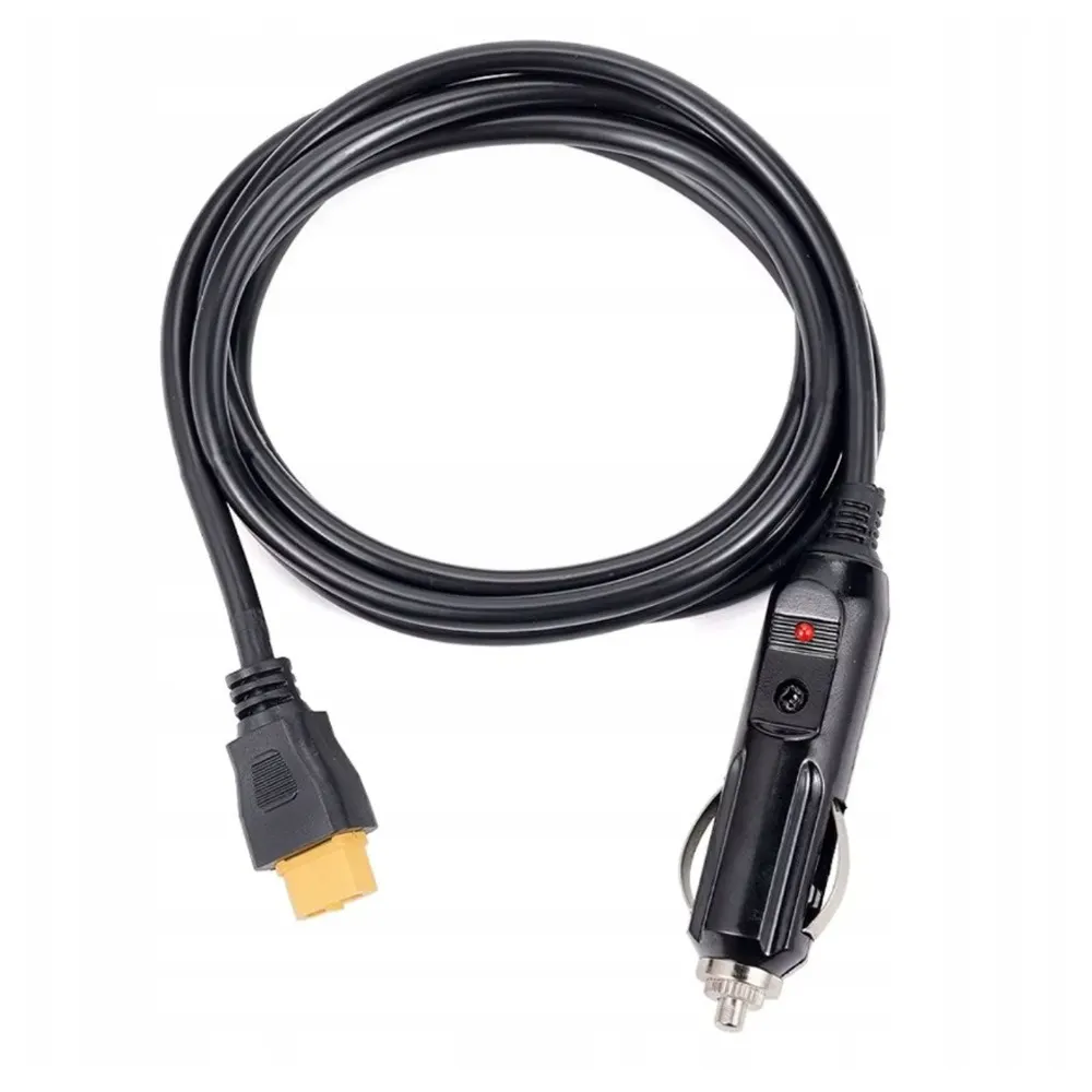 Kabel Ładowania XT60 12V/24V do Auta Wtyk Zapalniczki Samochodowej