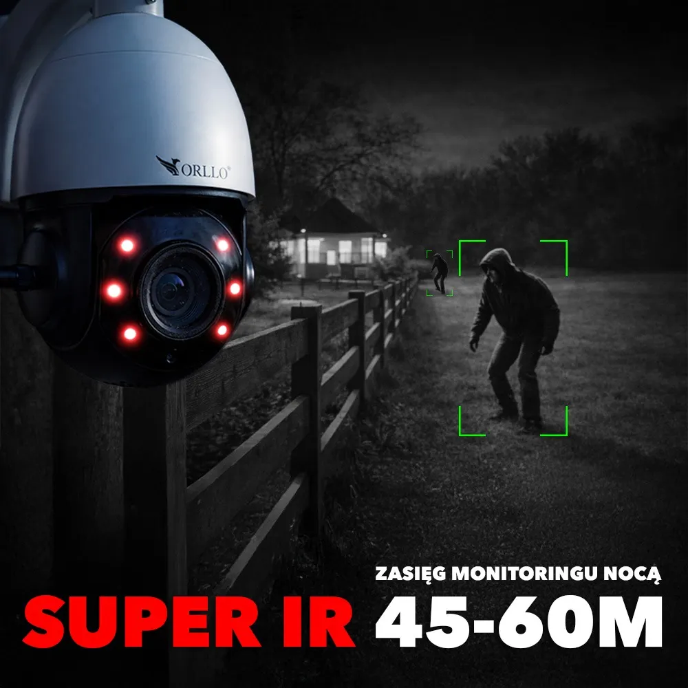 Kamera Solarna Zewnętrzna Obrotowa GSM ZOOM ORLLO Z18