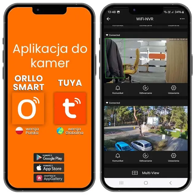 Przenośny Monitoring Zestaw Kamer WiFi z Monitorem NVR ORLLO TS1