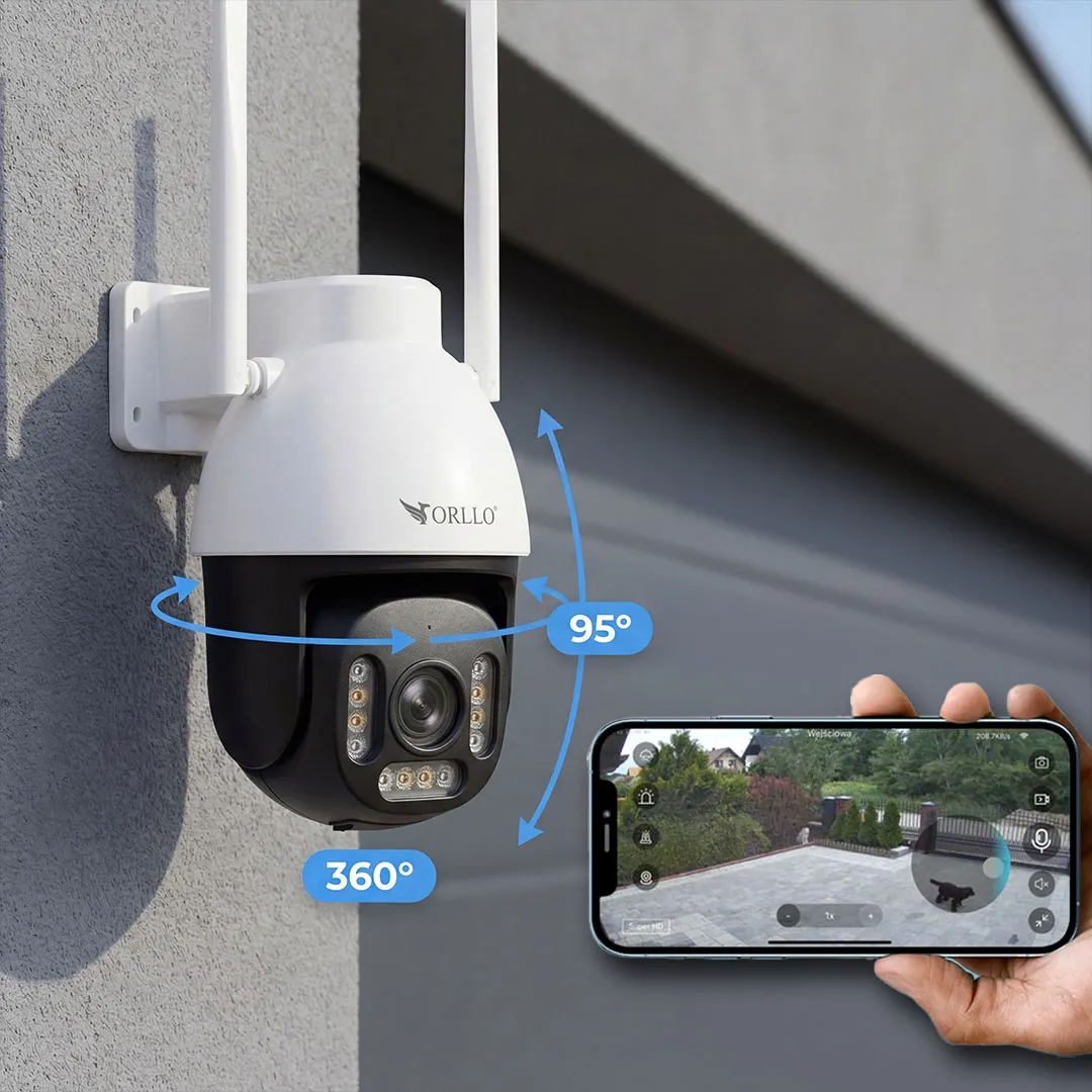 Kamera WiFi IP Zewnętrzna Obrotowa Zoom x10 ORLLO Z9 ULTRA