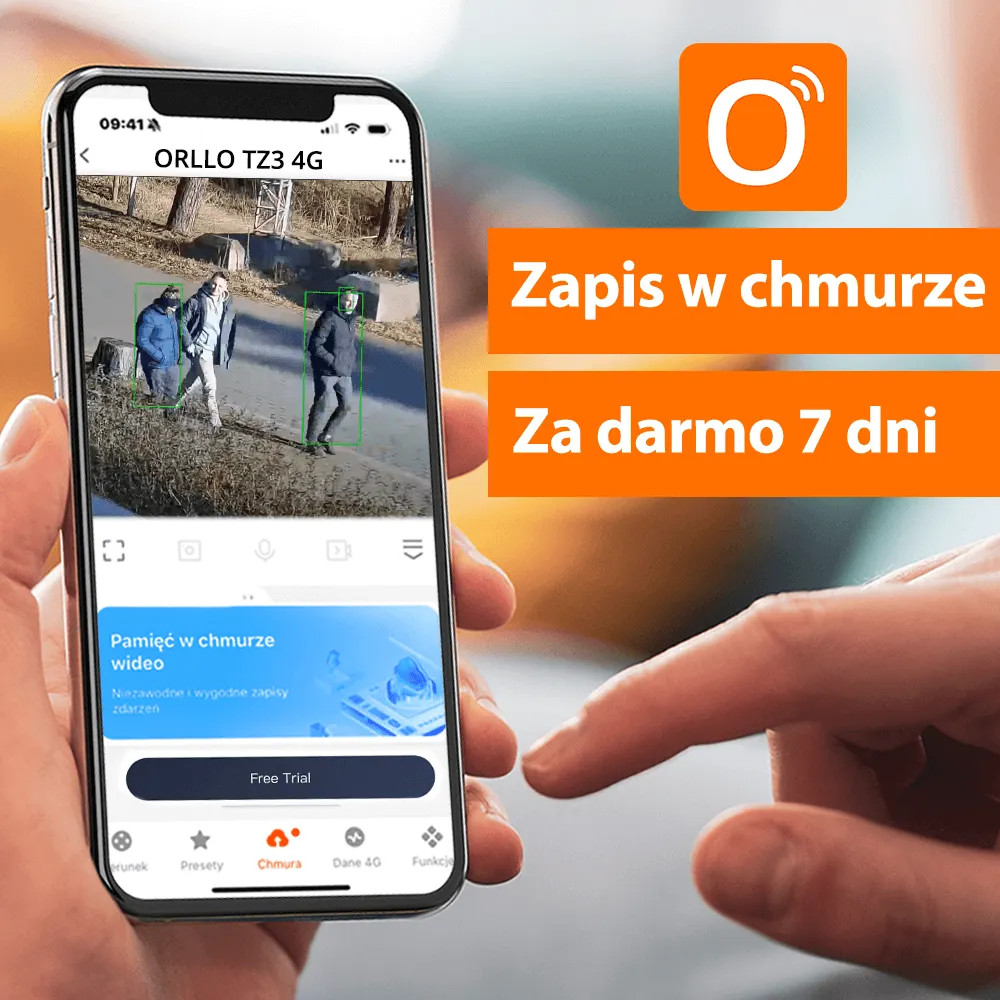 Kamera Solarna Zewnętrzna Z Baterią na Kartę SIM SONY Zoom ORLLO TZ3 4G