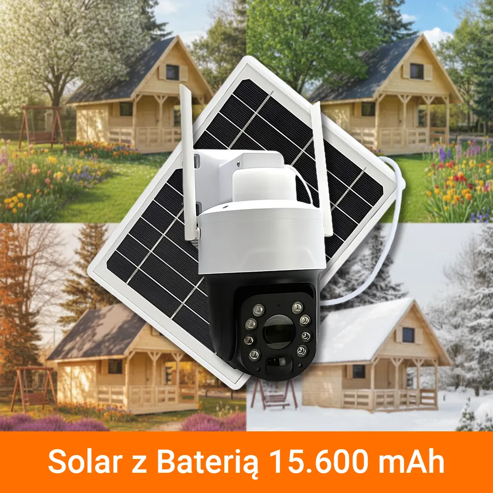 Kamera Solarna Zewnętrzna SIM z Baterią Zoom x36 ORLLO SONY TZ3 OUTLET IDEALNY