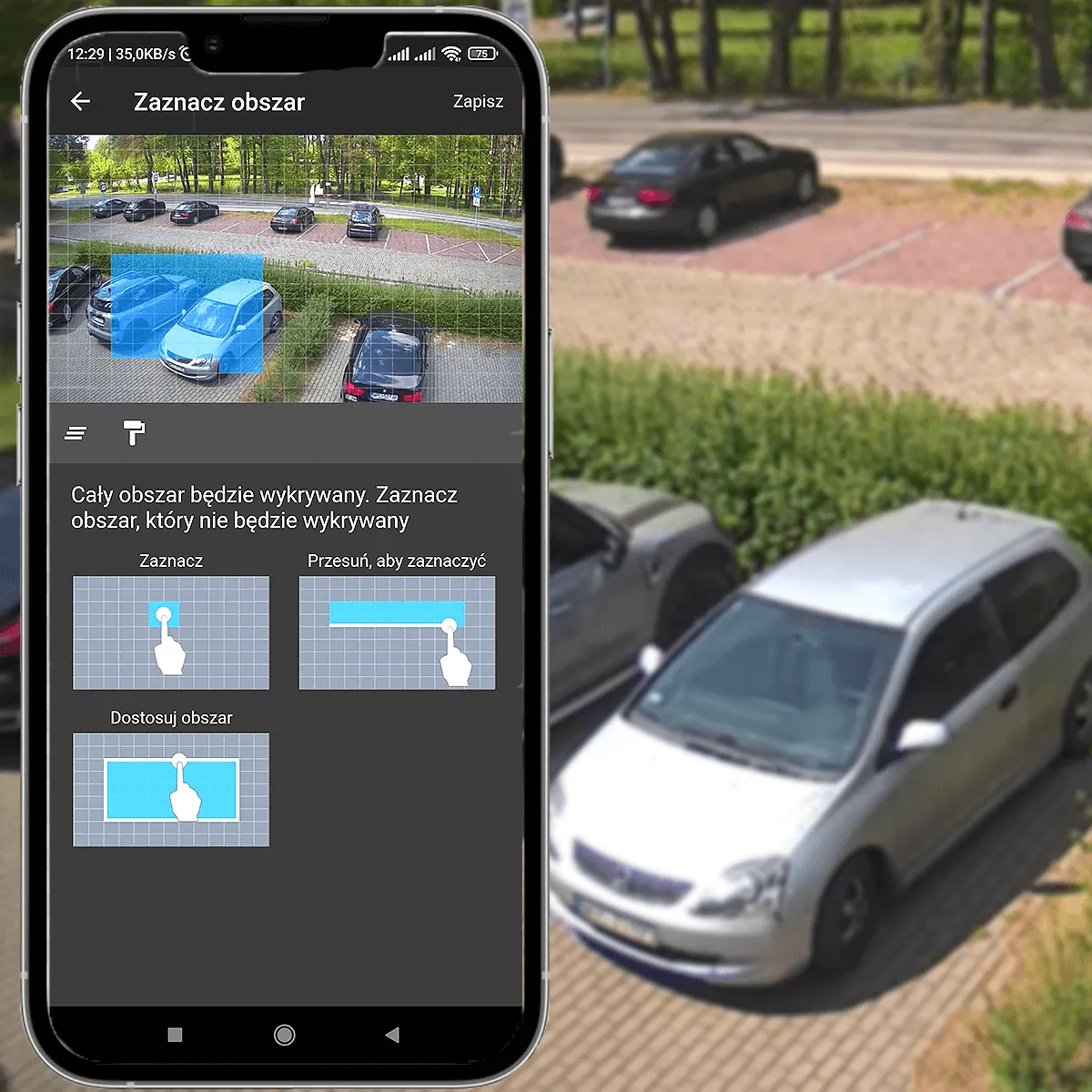 Kamera Zewnętrzna Obrotowa GSM na Kartę SIM ORLLO Z7 PRO + Karta SD 64Gb