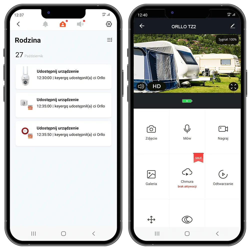 Kamera WiFi IP Zewnętrzna Obrotowa 4Mpx ORLLO TZ2 PRO OUTLET IDEALNY