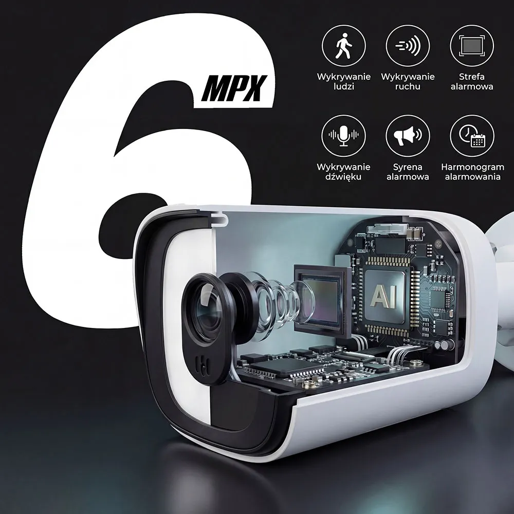 Kamera Zewnętrzna WIFI IP Tubowa TZ4 PRO