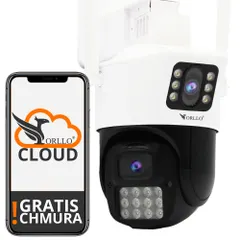 kamera obrotowa wifi ip zewnętrzna z dwoma obiektywami orllo.pl