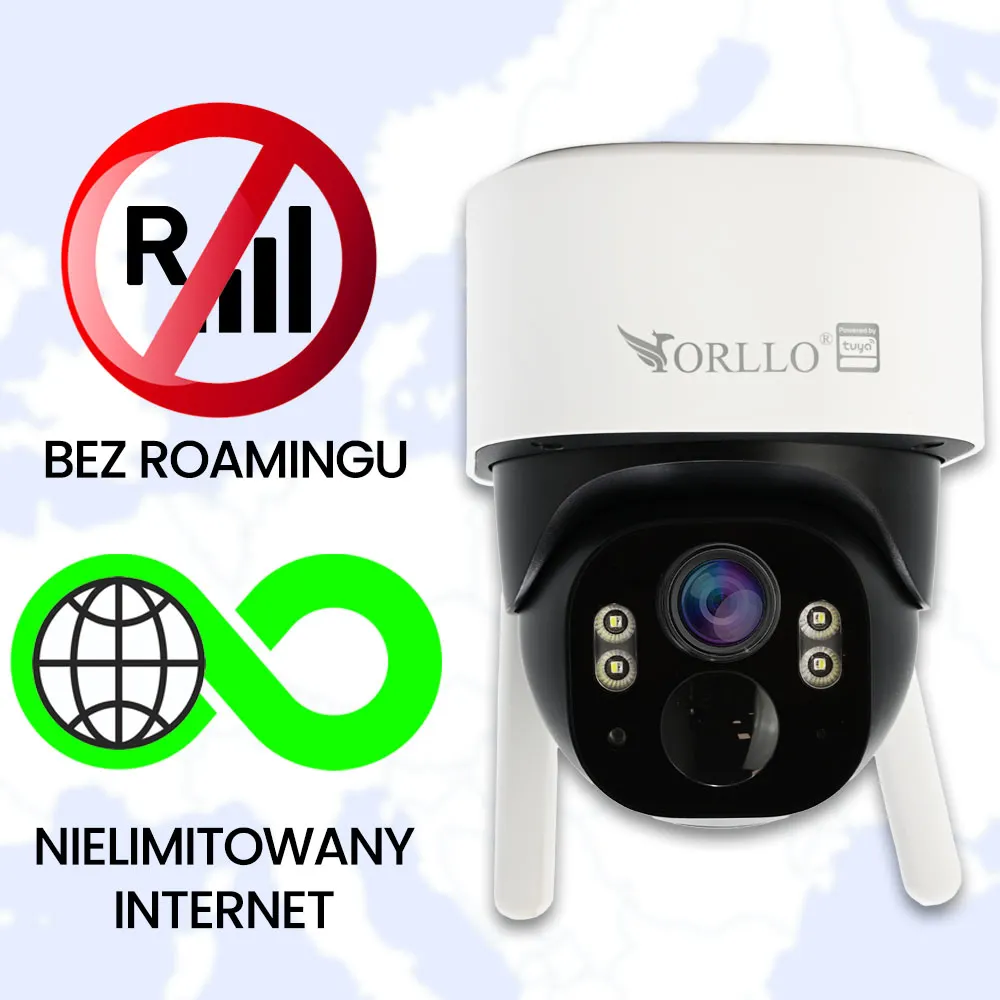 Kamera Zewnętrzna 4G LTE ORLLO TZ1 Cloud SIM