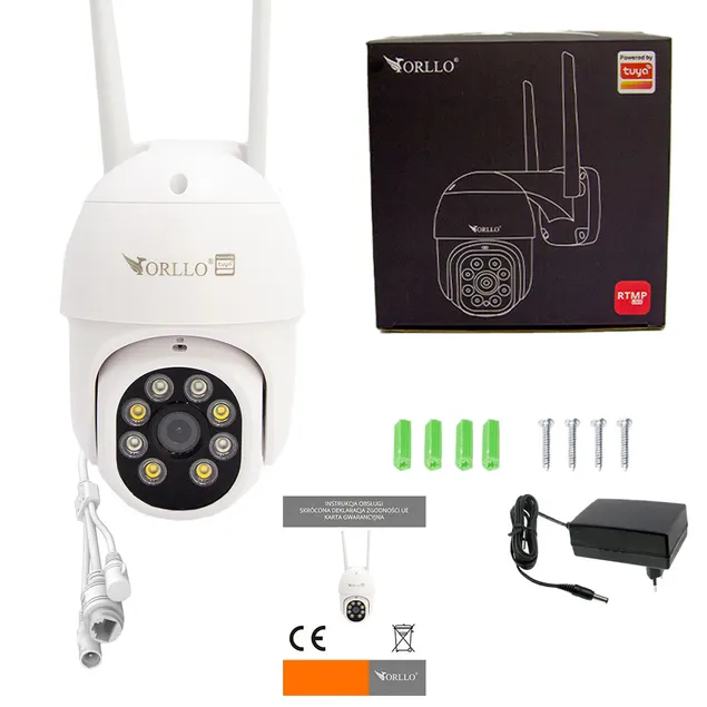 Kamera na Kartę SIM Live Zewnętrzna TUYA ORLLO TZ5 OUTLET IDEALNY