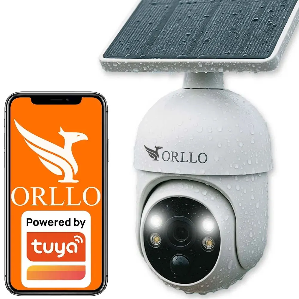 kamera orllo tz-1 orllo.pl kamera z panelem solarnym kamera fotowoltaiczna kamera do samodzielnego montażu z aplikacją tuya kamera na baterie bez przewodów i stałego zasilania kamera zewnętrzna obrotowa 4g lte gsm na kartę sim z aplikacją w języku polskim