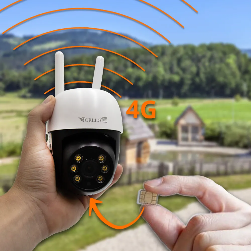 Kamera na Kartę SIM Zewnętrzna 4Mpx ORLLO TZ2 PRO 4G