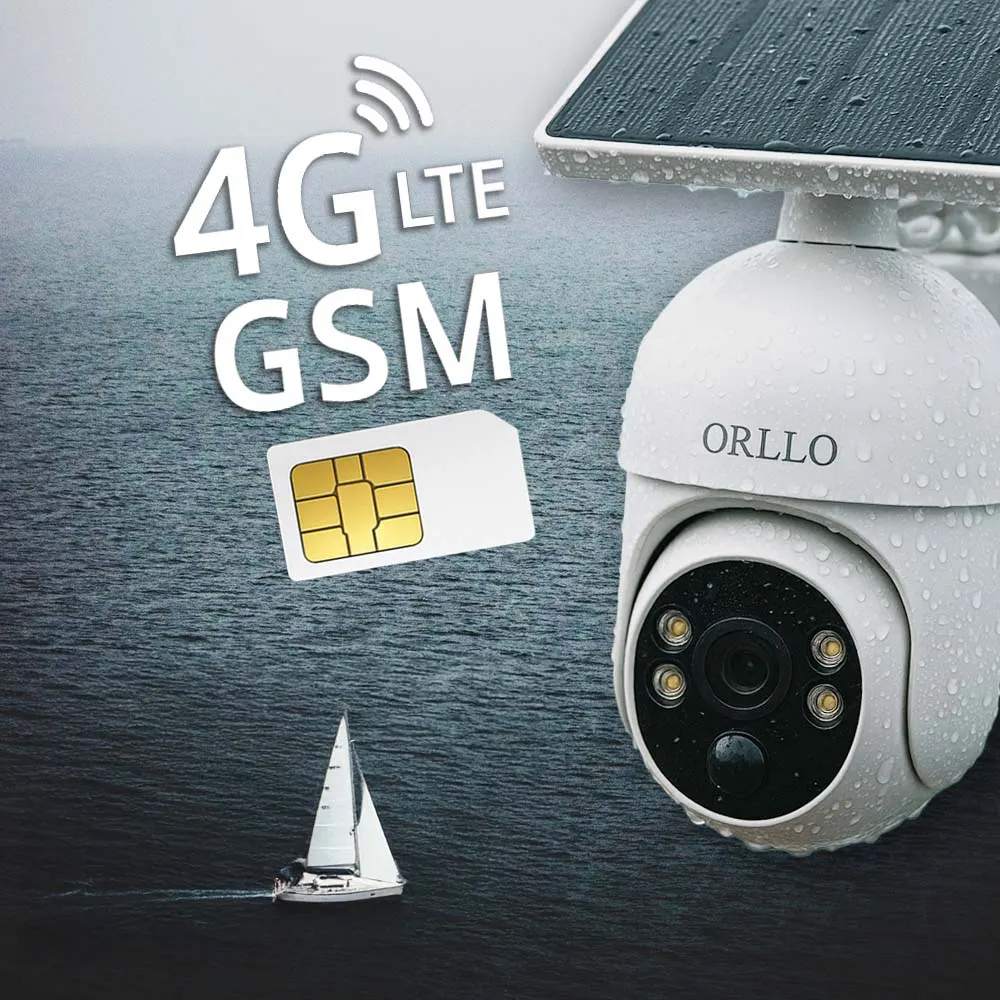 Kamera Sodowa Marine na Jacht z Panelem Solarnym ORLLO TS-1