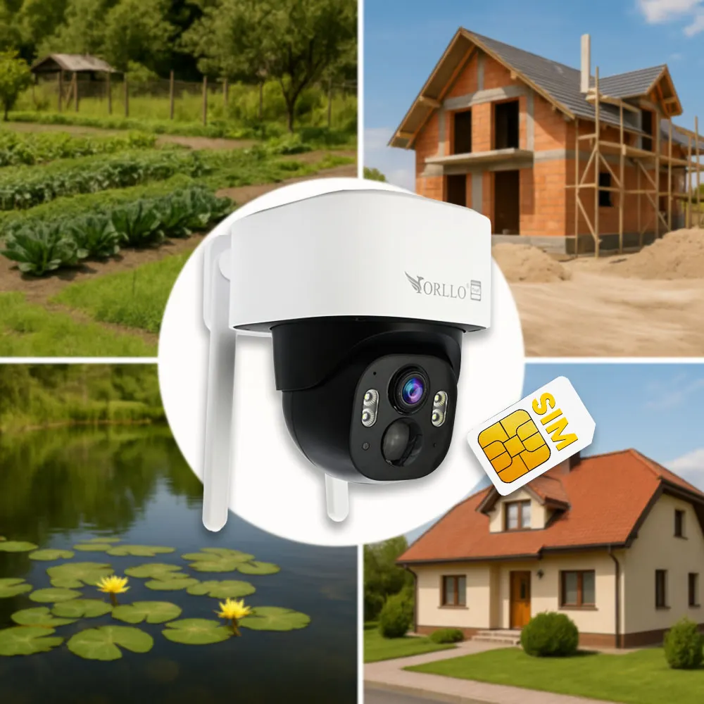 Kamera Zewnętrzna na Kartę SIM z Panelem Solarnym ORLLO TZ1 ULTRA