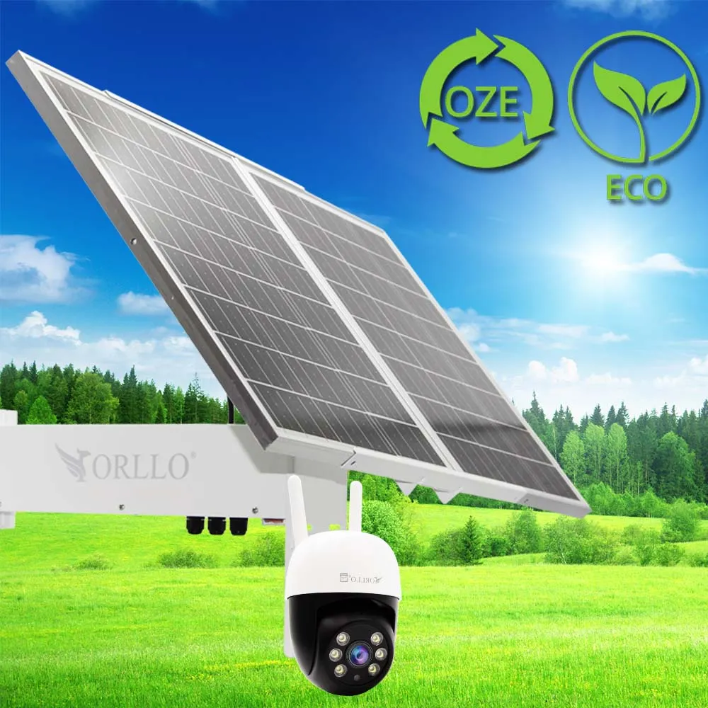 Kamera na Kartę SIM Zewnętrzna 4Mpx ORLLO TZ2 PRO 4G z Panelem Fotowoltaicznym SM6030 PRO