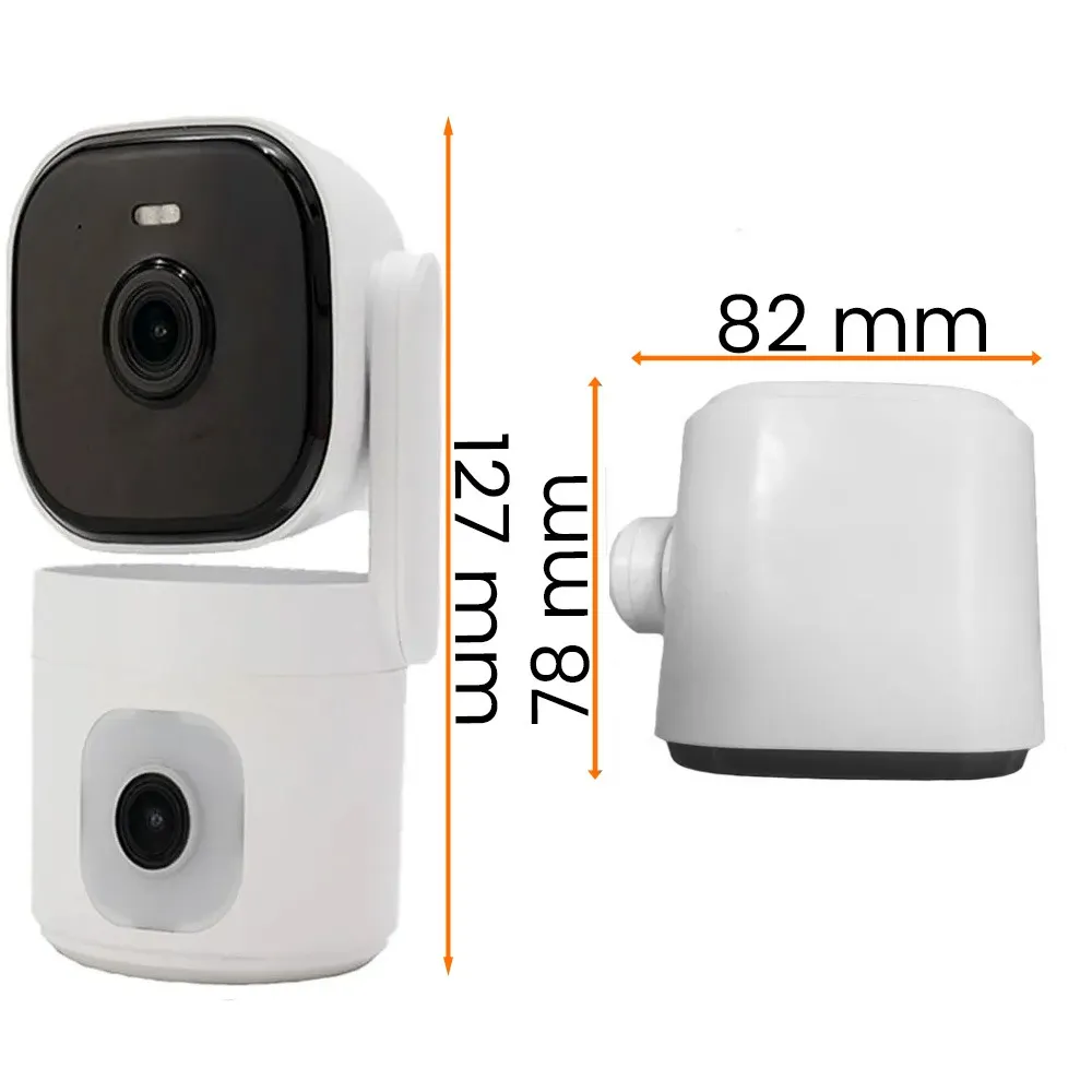 Kamera Wewnętrzna Obrotowa WiFi 2 Obiektywy 2,5K ORLLO TG81B DUAL
