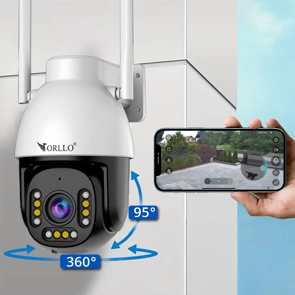 Kamera WiFi IP Zewnętrzna Obrotowa Zoom x10 ORLLO Z9 ULTRA