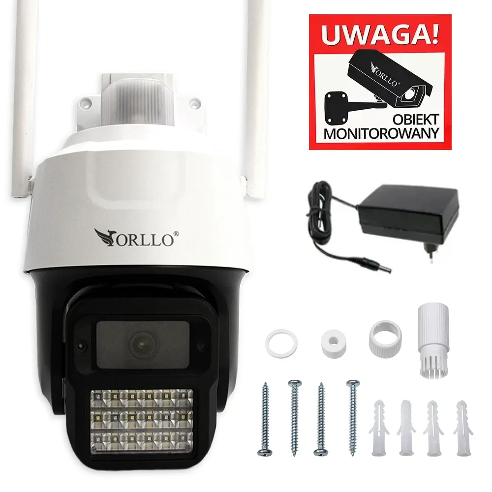 Kamera na Kartę SIM Zewnętrzna Obrotowa ORLLO N2 Outlet IDEALNY