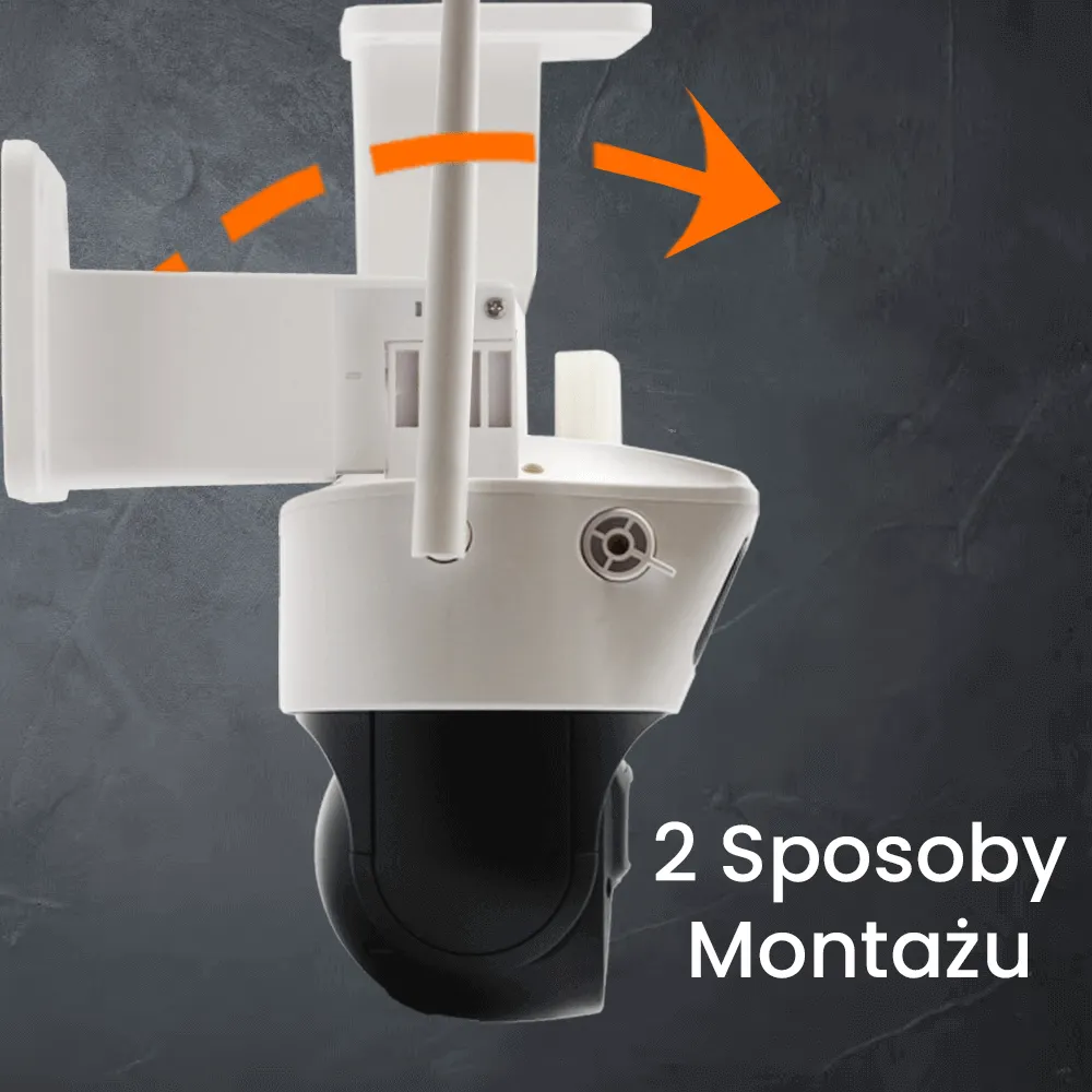 Kamera Obrotowa Zewnętrzna WiFi IP 2 Obiektywy ORLLO Z19 DUAL + GRATIS chmura
