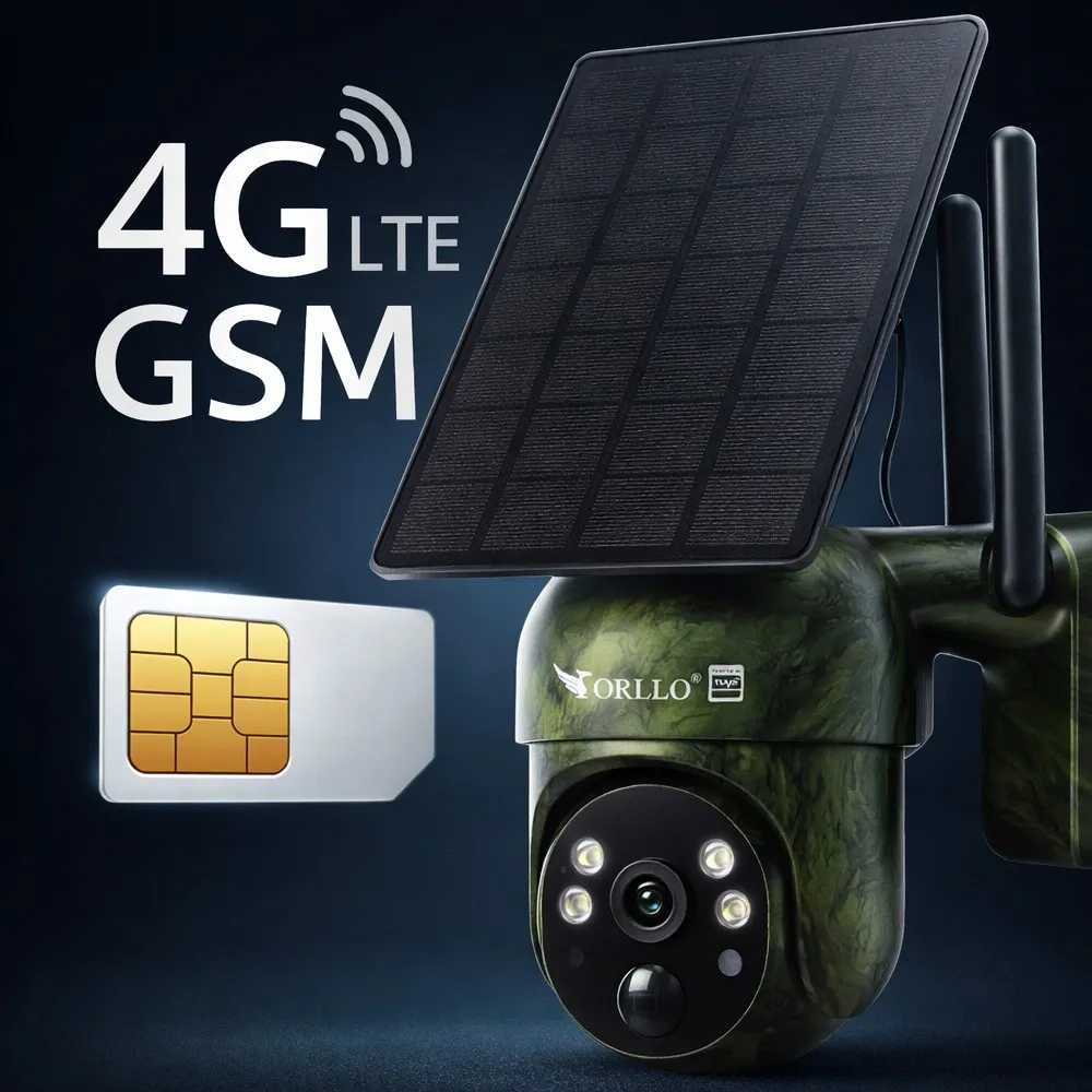 Fotopułapka na Kartę SIM Obrotowa Solarna ORLLO TZ1 MORO