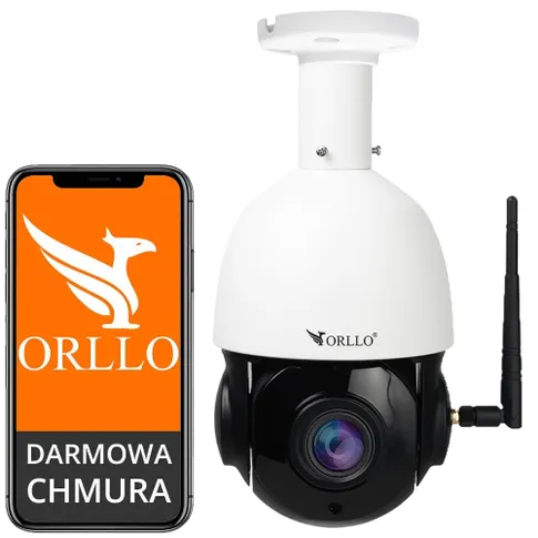 Kamera Bezprzewodowa WiFi IP Obrotowa 4Mpx Zoom Optyczny x18 5x ZOOM Cyfrowy Monitoring Bezprzewodowy Darmowa Chmura na Miesiąc orllo.pl