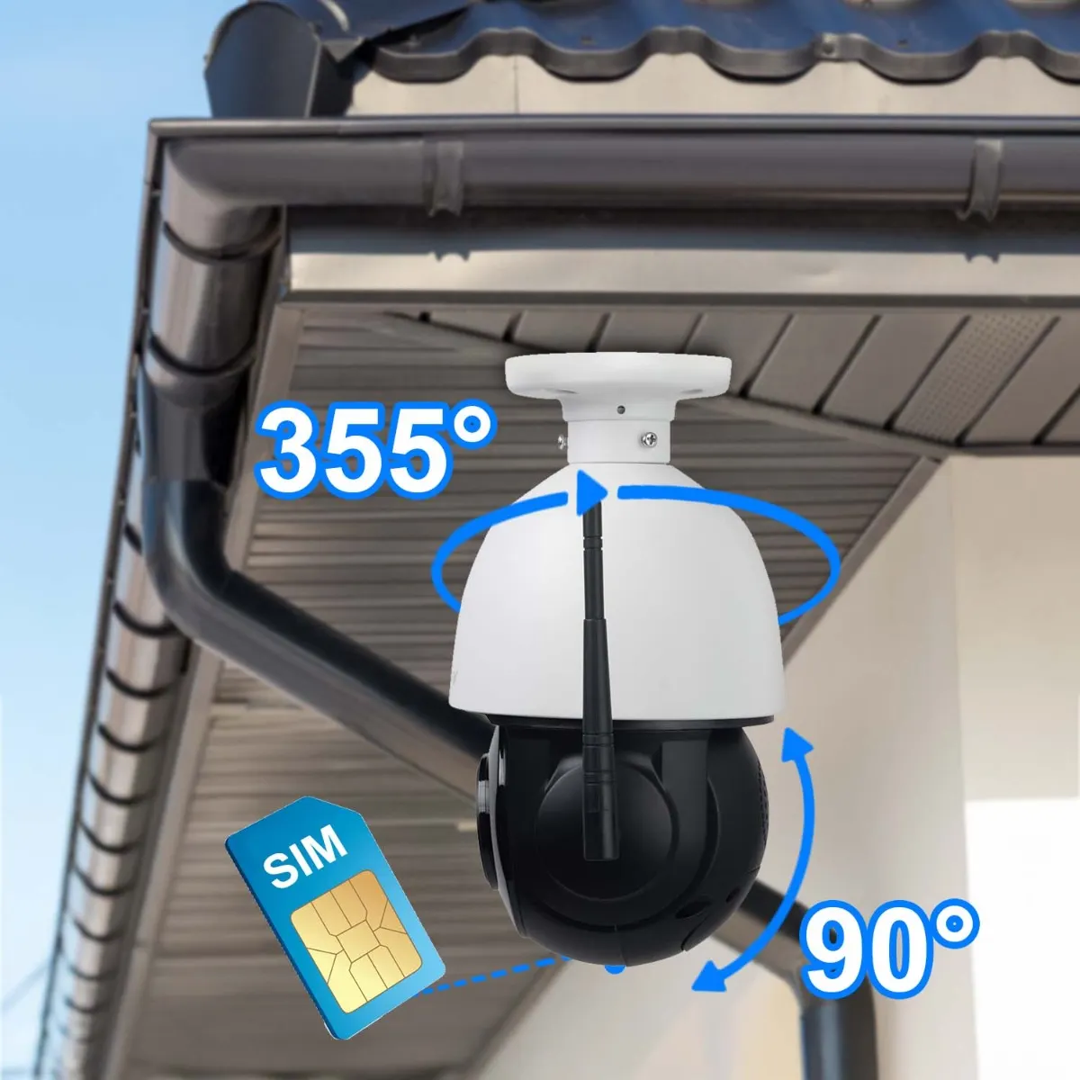 Kamera Sufitowa na Kartę SIM Zewnętrzna Uchwyt do Kamer Krótki ORLLO Z18 SIM