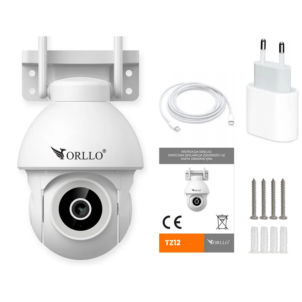 Kamera Zewnętrzna WiFi IP Tuya ORLLO TZ12 OUTLET IDEALNY