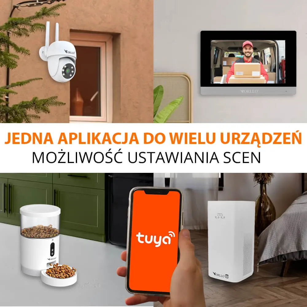 Kamera WiFi IP Zewnętrzna Obrotowa 4Mpx ORLLO TZ2 PRO OUTLET IDEALNY