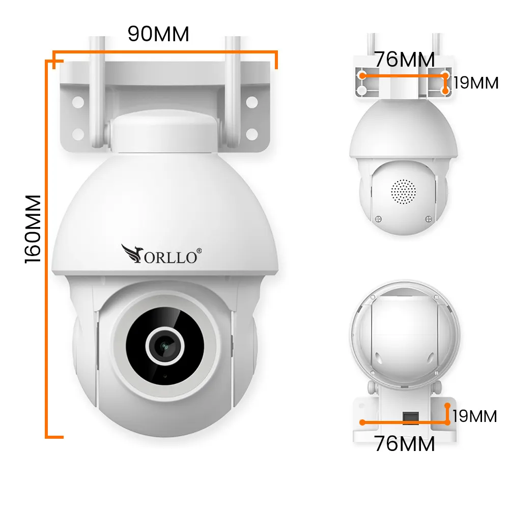 Kamera Zewnętrzna WiFi IP Tuya ORLLO TZ12 OUTLET IDEALNY