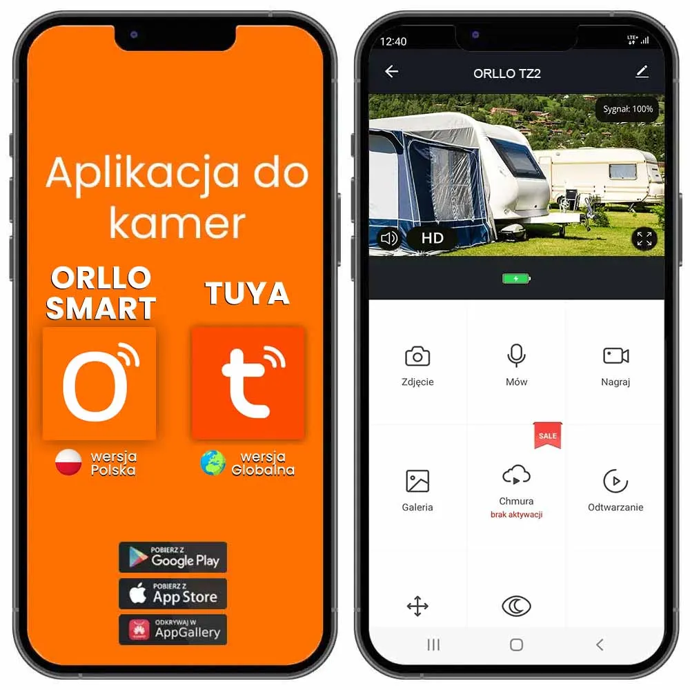 Kamera na Kartę SIM Zewnętrzna 4Mpx ORLLO TZ2 PRO 4G