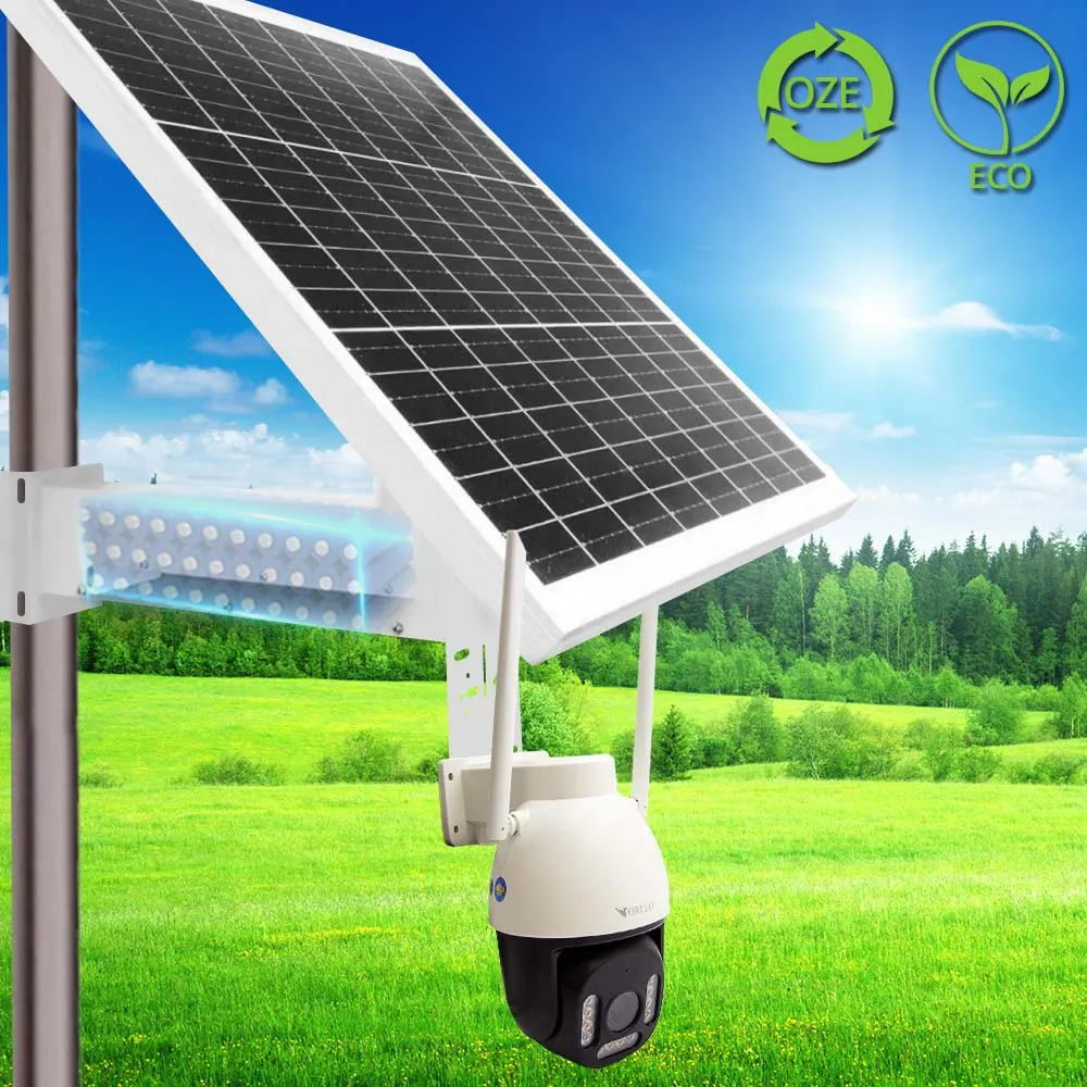 Kamera WiFi IP Zewnętrzna Obrotowa ORLLO Z9 ULTRA z Panelem Fotowoltaicznym SM6030 PRO