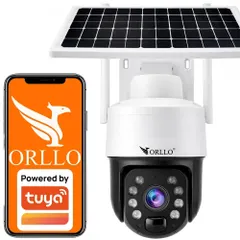 kamera zewnętrzna 4g na kartę sim z zasilaniem solarnym i akumulatorem orllo tz3