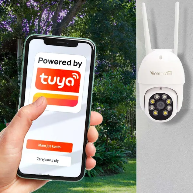 Kamera na Kartę SIM Live Zewnętrzna TUYA ORLLO TZ5 OUTLET IDEALNY