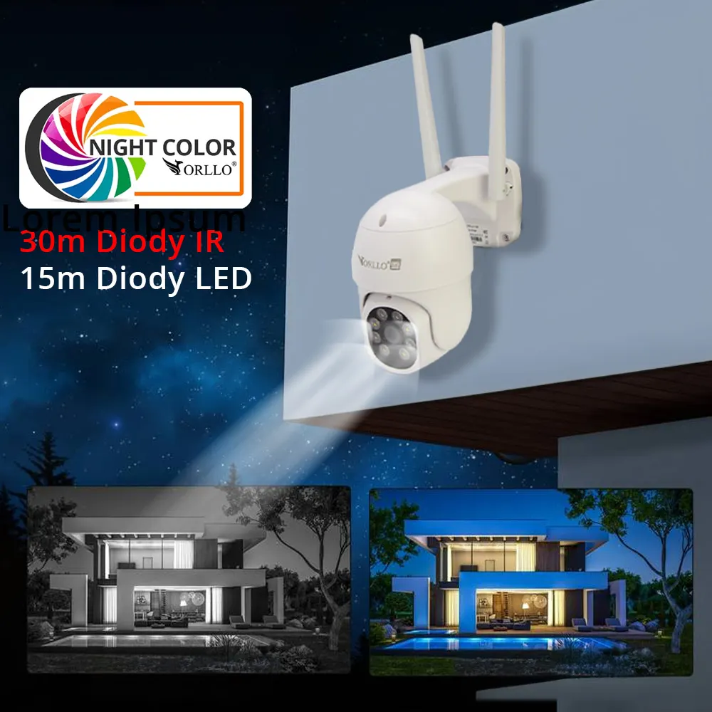 Kamera na Kartę SIM Live Zewnętrzna TUYA ORLLO TZ5 OUTLET IDEALNY