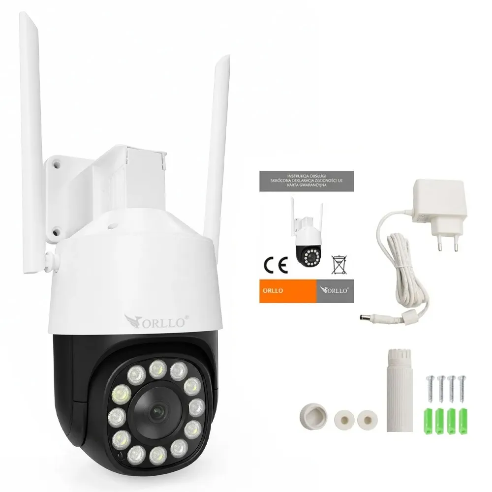 Kamera Zewnętrzna 4K 8MPx Obrotowa WIFI i SIM 4G ORLLO TZ11